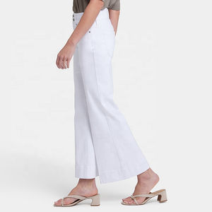 Jeans de Mujer de Cintura Media, Cómodos, Ligeramente Acampanados, Estilo Y2K, Casuales, Lavables y Transpirables - Product Image 5