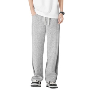 Pantalon de survêtement droit décontracté en coton imprimé pour hommes pantalons décontractés pantalon ample à jambes larges et coupe étroite oem avec logo personnalisé - Product Image 1