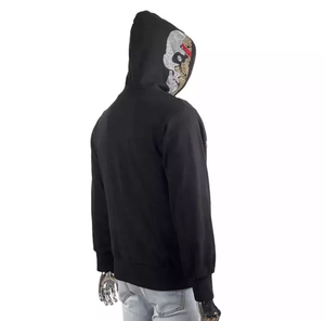 Premium 400 GSM Distressed Vintage Acid Wash Pullover: Custom Spider-Man Graphic, Embossed Logo, Full Face Zip Up - Product Image 4