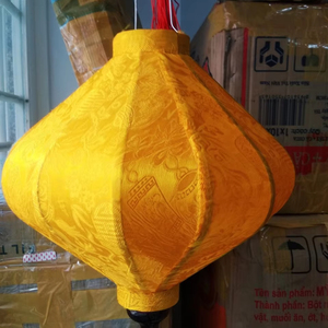 Silk Lanterns Bamboo Silk Lanterns Hanging Lights For Mid Autumn Festival Decor Vietnam Silk Lanterns Outdoor - Product Image 1
