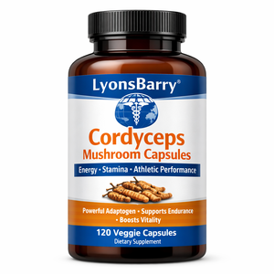 Cápsulas de hongos Cordyceps, suplemento para energía, resistencia y rendimiento atlético, fabricante OEM, India - Product Image 3