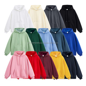 Sweatshirts à capuche en coton uni de haute qualité unisexe surdimensionné personnalisé de grande taille 5XL pour hommes - Product Image 2