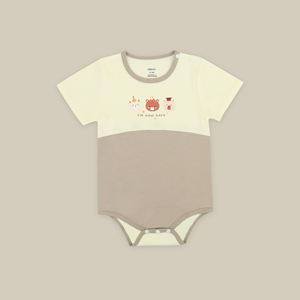 Kimono para Bebé ALB11, de Algodón Orgánico, Unisex, Manga Corta, Tejido Transpirable, con un Solo Botón, Estampado de Dibujos Animados, Cuello Redondo, Talla 4 - Product Image 1