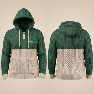 Sweat-shirts à capuche décontractés pour hommes, imprimés, à manches longues, en tricot, 100 % coton jersey, avec poche, écologiques, pour l'hiver – Vente en gros à prix réduit - Product Image 4