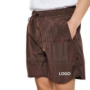 Shorts de bain et de sport décontractés pour hommes en toile, polyester/coton, séchage rapide, respirants, taille mi-haute, pour l'été, le basketball, la natation et la course à pied - Product Image 2