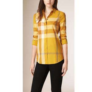 Nouvelle Collection Printemps Chemise Femme à Col Revers Manches Longues Couleur Unie Boutonnée Coupe Ample Exportée du Bangladesh - Product Image 6