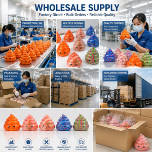Wholesale Hot sale Flowing Pattern Poop Maltose Squeeze Stress Relief Toy Slow <b>Rebound</b> from Factory OEM/ODM - Product Image 5