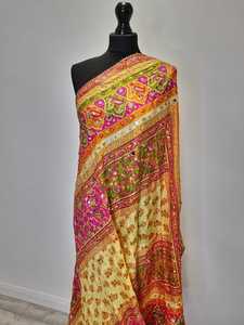 Wholesale Mirror <b>Shawls</b> Traditional Scarves <b>Shawls</b> & Hijab Fashion Embroidered <b>Wrap</b> for Women Traditional <b>Wedding</b> Festive Wear - Product Image 3