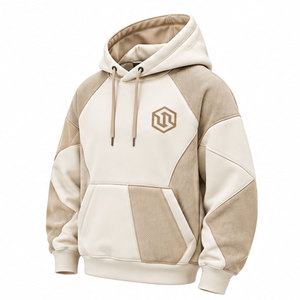 Sweat-shirts personnalisés pour hommes, coupe ample, en polaire légère, vêtements streetwear d'hiver, vente en gros - Product Image 3