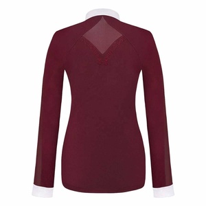 เสื้อขี่ม้าแบบกำหนดโลโก้เองเสื้อขี่ม้าเสื้อสำหรับใส่ขี่ม้าแบบอื่น - Product Image 6