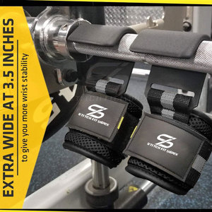 Service OEM, Dernier Design, Crochets plats pour musculation, Entraînement de fitness, Crochets de musculation avec support de poignet - Product Image 2