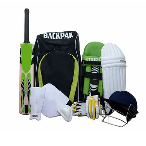 Ensemble de cricket senior 9 pièces en bois léger et durable, livraison gratuite, stock AU, équipement de cricket complet, fournisseur OEM - Product Image 1