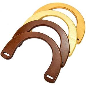 Asa de Madera Ecológica Sólida para Bolsos, Artesanías de Bambú y Madera Hechas a Mano para Regalos y Manualidades - Product Image 2