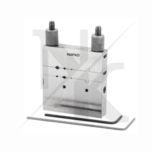 High Quality Stainless Steel Miter Hinge Joint Cutter Jig Vise Hinge Holder 3-Hole Shaping <b>Tools</b> for DIY Jewelry Making - Product Image 2