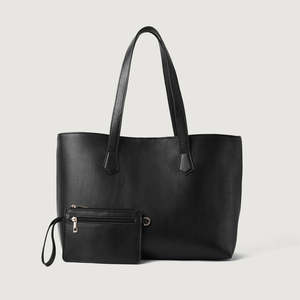 Bolso Tote de Hombro de Cuero Personalizado de Alta Calidad para Mujer con Cierre de Cremallera y Bolsa Organizadora, Diseño Elegante - Product Image 1