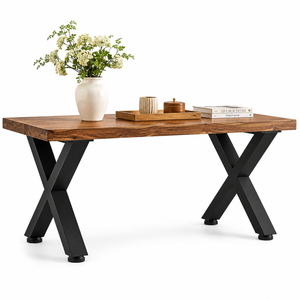 28x24" Traditional Table Legs for Dining Furniture Parts 2Pcs DIY Furniture Legs for Decor/<b>Desk</b>/Dining Table EDPTBL002 - Product Image 1