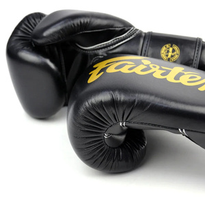 Gants de boxe Fairtex en cuir premium pour MMA et Sanda, fabriqués sur mesure, avec poignées professionnelles, légers, à doigts entiers, ajustables, unisexes - Product Image 6