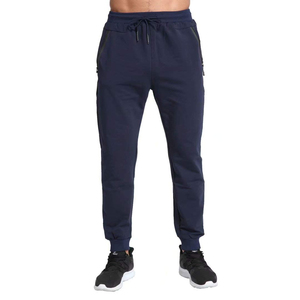 Pantalon de jogging tricoté personnalisé pour homme, en coton premium, décontracté, avec chevilles élastiques, grande taille, fermeture à cordon, coupe droite - Product Image 2