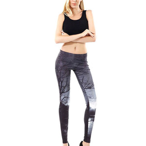 Leggings pour femmes, dernière tendance, taille mi-haute, respirants, en spandex/polyester, sans coutures. - Product Image 1