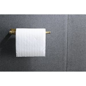 2-Pack Self-Adhesive Wall Mount Paper <b>Towel</b> <b>Holder</b> Brushed Gold <b>Kitchen</b> Storage Cabinets Easy Installation for Home <b>Kitchen</b> - Product Image 6
