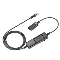 RJ9 zu QD Adapterkabel Schnelltrennkabel mit Lautstärkeregelung für Plantronics QD-Kopfhörer