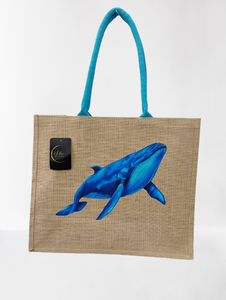 Bolsa de Compras de Yute con Estampado Animal Personalizado, Asa de Cinta de Algodón y Embalaje en Caja - Venta al por Mayor 45x38x19CM Bengala Occidental - Product Image 2