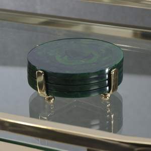 Royal Green <b>Marble</b> <b>Coasters</b> - Product Image 4