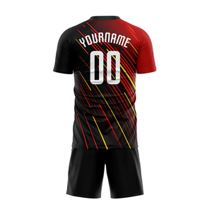 Uniformes de football pour hommes à la mode fabriqués en usine ensembles de vêtements de football de couleur dégradée par Old-fit International - Product Image 3