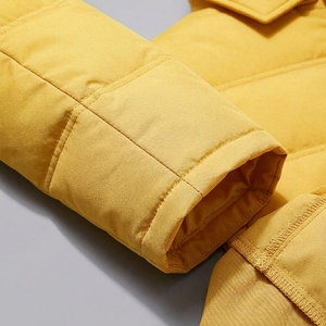 Veste matelassée pour homme sur mesure, à capuche, d'hiver, chaude, parka, vente en gros, fabricant OEM - Product Image 3