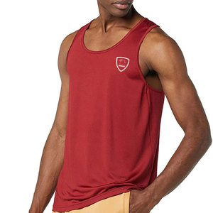 Débardeur de sport en coton de haute qualité, deux tons, sans manches, pour hommes, taille personnalisée XL - pour la musculation et la course à pied - Product Image 6