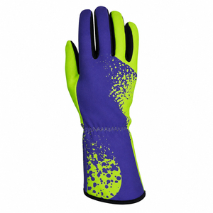 Printed Kart Racing <b>Gloves</b> Full Finger Non Slip Breathable Lightweight Protective Outdoor <b>Driver</b> Grip for Go Kart Sports - Product Image 3