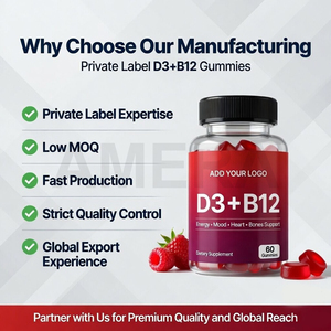 Gomitas de Vitamina D3 y Vitamina B12 con Fórmula Personalizada, Marca Privada, Proveedor OEM - Product Image 4