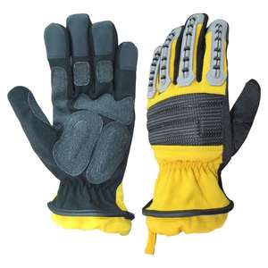 Guantes de Trabajo Mecánicos Resistentes a Impactos, Transpirables, Antideslizantes, con Muñequera Ajustable, Protección Industrial, para Exteriores - Product Image 4