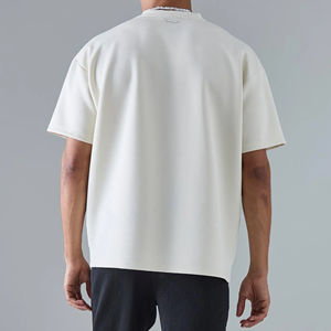 Camisetas de Hombre de Alta Calidad, 100% Algodón, Ecológicas, Transpirables, de Secado Rápido, Estilo Hip Hop, Holgadas, de Manga Corta, Tallas Grandes - Product Image 2