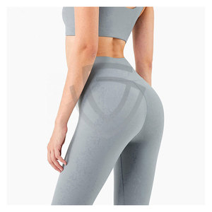 Leggings de Yoga para Mujer, Hechos a Medida, con Logotipo Tejido, de Alta Calidad, con Cintura Elástica para Entrenamiento - Product Image 6