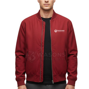 Light <b>Weight</b> Stylish Breathable Winter <b>Stand</b> Collar Front Logo Bomber Jacket Premium Quality Top Selling Men - Product Image 2