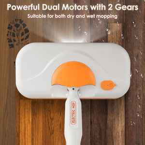 Mopa Eléctrica Inalámbrica Autopropulsada de Doble Motor, 6 Almohadillas de Microfibra, 2 Velocidades, Tanque de Agua de 900 ml, Rociador de un Clic, Limpiador de Pisos - Product Image 5