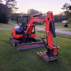 Miniexcavadora Kubota usada (1.7 toneladas, 1.8 toneladas, 2 toneladas) para trabajos de movimiento de tierras en construcción, motor potente, precio bajo. - Product Image 2