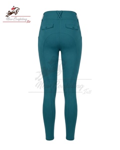 Women's Premium Silicone Full Seat <b>Equestrian</b> Riding Leggings High Waist 4 Way Stretch Horse Riding Tights OEM ODM - Product Image 3