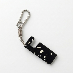 4GoodThings Eco-Friendly Recycled Polyethylene Stainless Steel Polished Digital Printing <b>Personalized</b> <b>Keychain</b> - Product Image 1