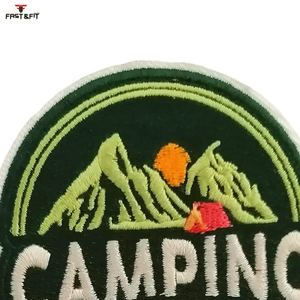 High Quality PU Embroidery Patches Custom Colors & Sizes Popular Design Adhesive Merrow Border for <b>Hat</b> and Clothing - Product Image 5
