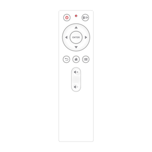 Télécommande universelle en plastique 12 boutons Design rectangulaire blanc Télécommande RF - Product Image 1
