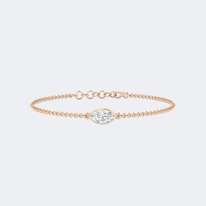 Luxury Oval Shape Lab Grown Diamond <b>Bracelet</b> 14K Gold Women 0.50CTW Certified EF Color VS VVS Purity Wedding Bangle Jewelry - Product Image 3