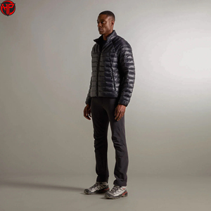 Men's <b>Quilted</b> Puffer Jacket Winter Down Alternative Zip Up Outerwear Custom Logo Casual Outdoor Wear Bubble Jacket - Product Image 6