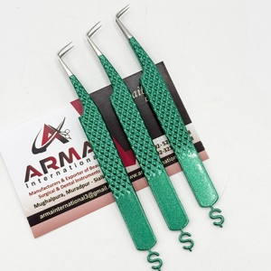 Pincel de Pestañas Ecológico de Acero Inoxidable con Punta Afilada de 90 Grados, Probado a Mano, Precisión, Durabilidad y Punta de Fibra Sostenible - Product Image 6