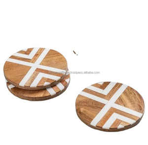 Wholesale resin and wood <b>coasters</b> Square <b>Cork</b> <b>Coaster</b> Set with Custom Logo Heat-Resistant, Eco-Friendly, OEM Available - Product Image 5