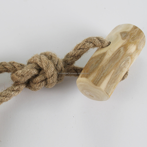 ของเล่นสุนัขแบบเชือกสามเส้น ยี่ห้อ Coffee Wood ผลิตในเวียดนาม รับผลิตแบบ OEM ODM ขายส่งจำนวนมาก ของเล่นเชือกหลายเส้นสำหรับฝึกเคี้ยวและเล่น - Product Image 4