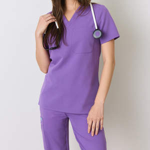 Ensemble de blouses médicales pour femmes au design tendance, uniforme d'infirmière élégant, vêtements de travail pour hôpital, uniforme de travail, fournisseur en gros OEM - Product Image 3
