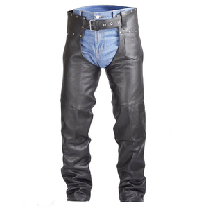 Pantalones de Montar Profesionales de Cuero Genuino para Mujer, de Talle Alto con Cierre de Botones, Lavado a Mano Personalizado, Pantalones de Equitación para Hombre y Mujer - Product Image 1