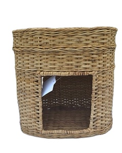 Cama Ecológica para Mascotas de Mimbre Ovalada Tejida a Mano para Gatos y Perros - Product Image 5